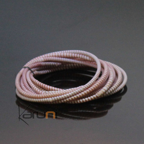 Bracelets JOKKO en Plastique Recyclé Rose pale (x12)