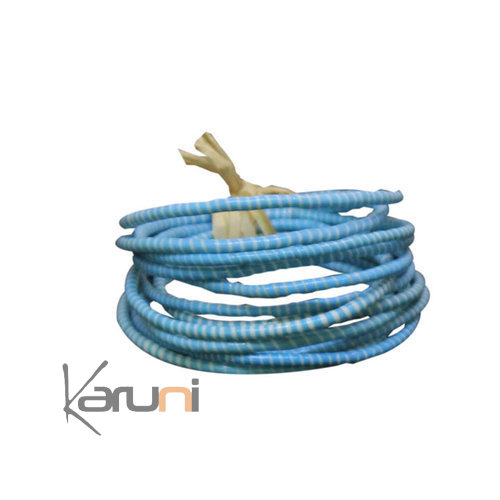 Bracelets JOKKO en Plastique Recyclé Bleu Clair (x12)