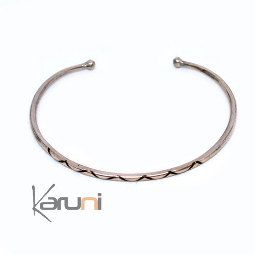 Bracelet Fin en Argent 750 et Cuivre Homme/Femme/Enfant 4