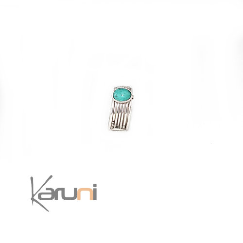 Bague en Argent semainier Turquoise femme/homme