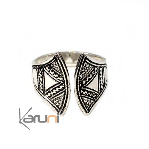 bague fantaisie argent papillon Karuni