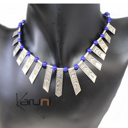 Collier Celebra bleu Argent