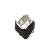 Bague argent Ebene Design Karuni