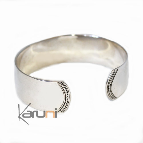 Bracelet argent Large Plat 3039