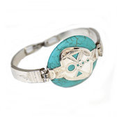 Bracelet ethnique argent turquoise
