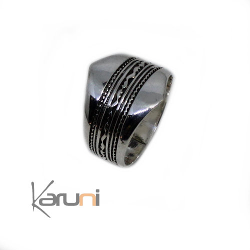 Bague anneau argent