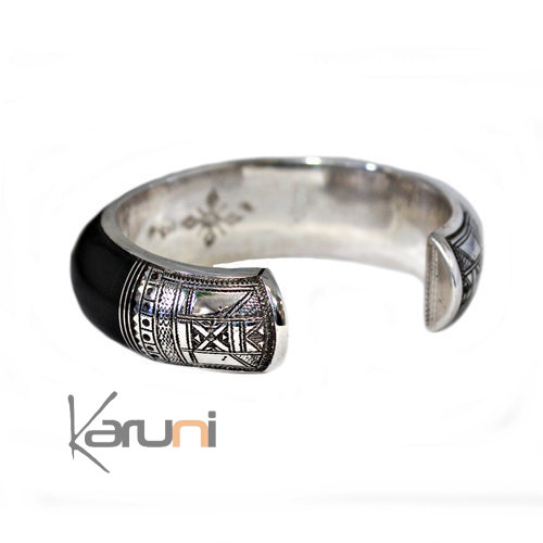 Bracelet touareg ebene argent 