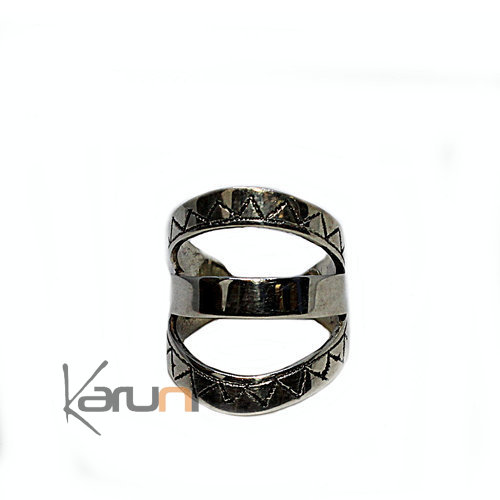 Bague argent reglable 