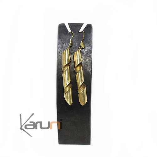 Porte boucles d'oreilles metal recycl