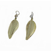 boucles d'oreilles feuilles