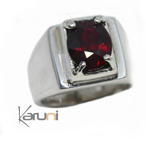 Bague Argent 999 Cristal 1082