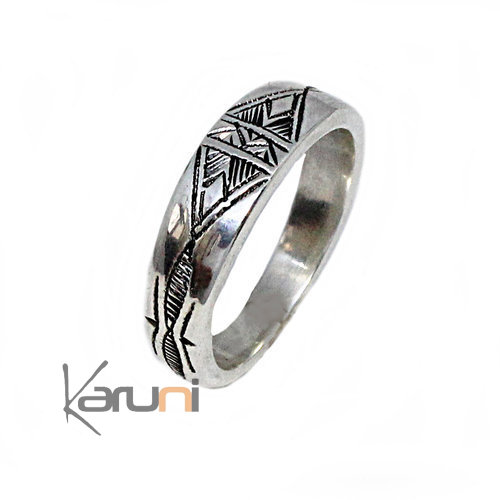 Bague Anneau Alliance Exception Argent 1083