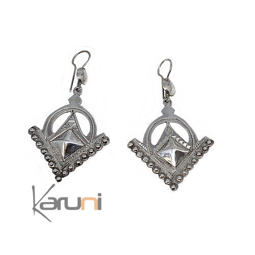 Boucles d'oreilles Ethniques Argent Berbères 5050