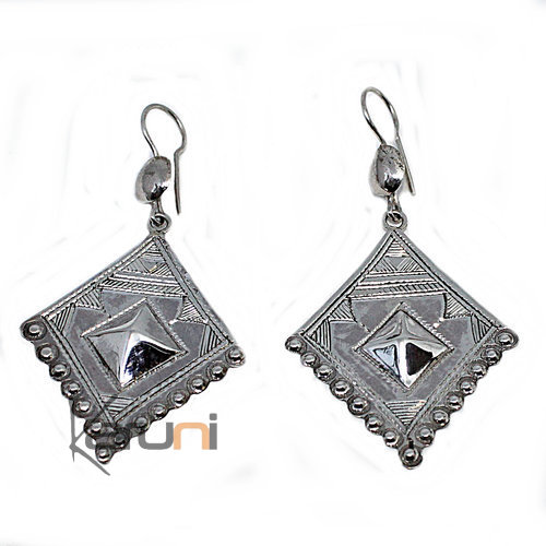 Boucles d'oreilles Ethniques Argent Berbères 5051