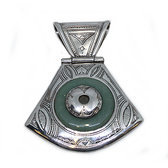 Pendenif argent jade