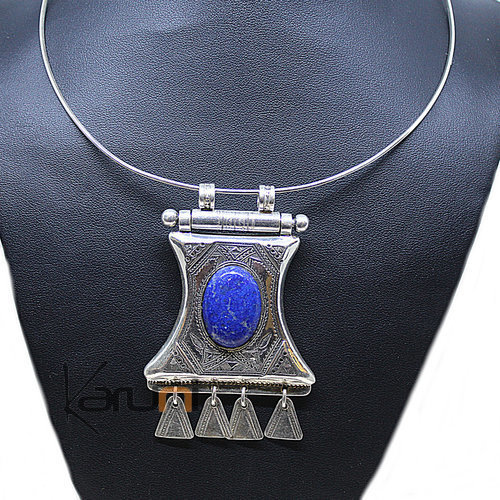 Pendentif en Argent Lapis-Lazuli 7043