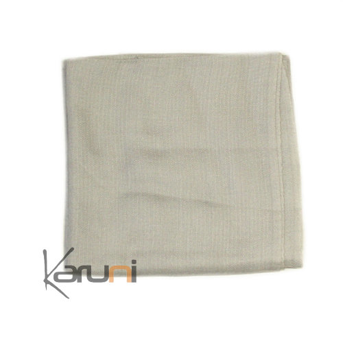 Echarpe Cachemire Pashmina Gris Clair