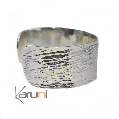 Bracelet argent martele