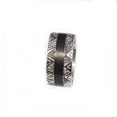 Bague argent bne grave