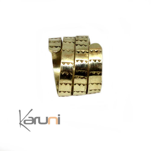 Bague Bronze Peul Fulani Reglable 1093