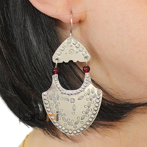 Boucles d'oreilles touareg argent