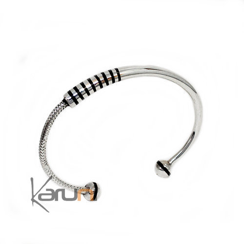 Bracelet argent ebene