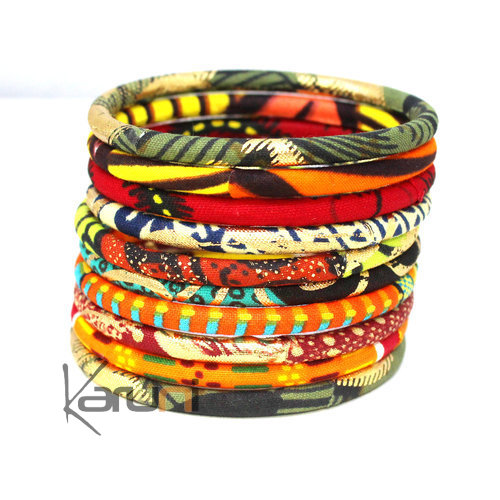 Bracelet Wax Multicolore Mix Dore