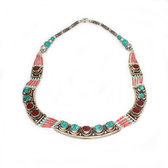 Collier nepal corail