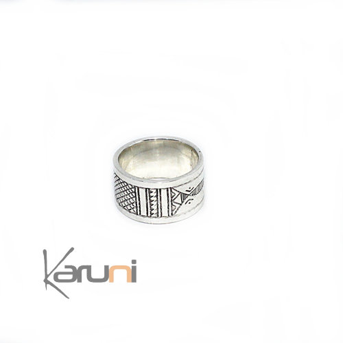 Bague Anneau Alliance Exception Argent Massif 1106