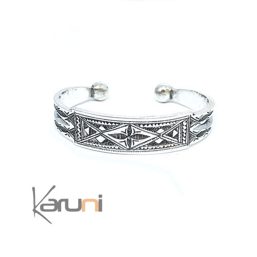 Bracelet argent massif exception