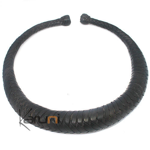 Collier Ethnique Cuir Senegal