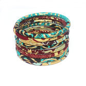 Bracelets Wax Multicolore Dore 2