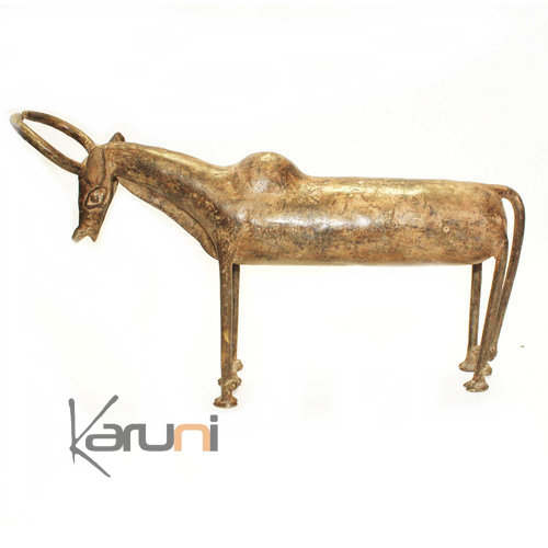 Art Dogon Bronze Grand Zebu