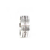 bague argent massif anti stress