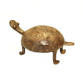 sculpture dogon bronze tortue