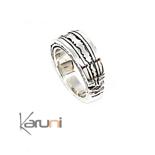 Bague exception argent massif