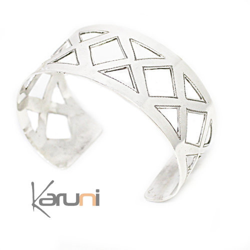 Bracelet Manchette Argent Massif 7065