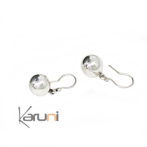 Boucles d'oreilles Argent Massif Boules 5125