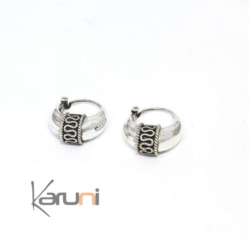 Boucles d'oreilles Argent 925 Petites Rondes 5131