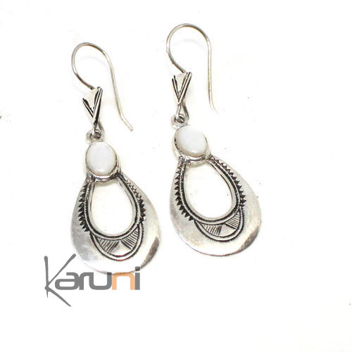 Boucles d'Oreilles Argent Massif Labradorit 5140