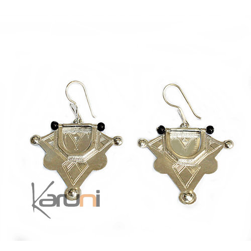 Boucles d'oreilles Argent Grandes Etoiles 5143