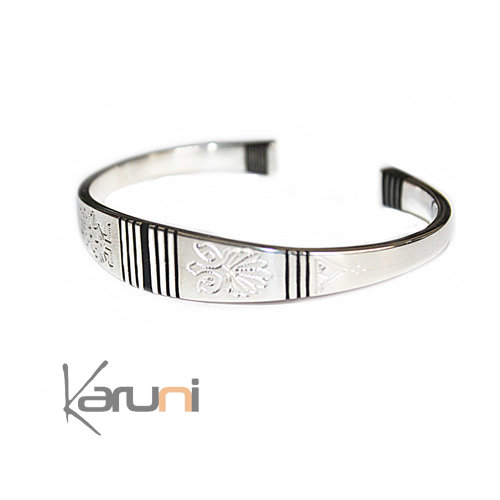 Personnalisation bracelet argent massif