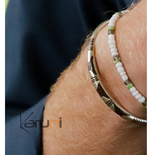 Bracelet argent massif Prince Harry