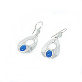 Boucles argent massif, boucle d'oreille ethnique