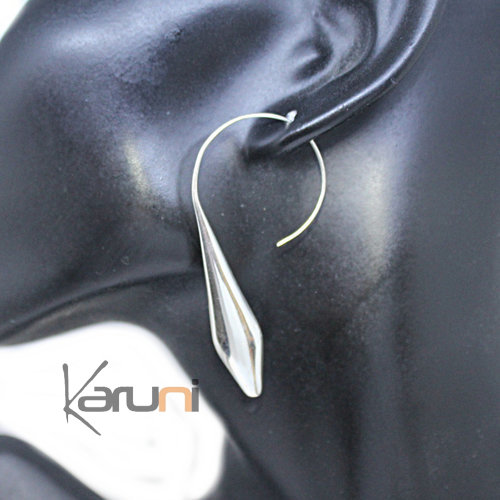 boucles d'oreilles argent massif croles