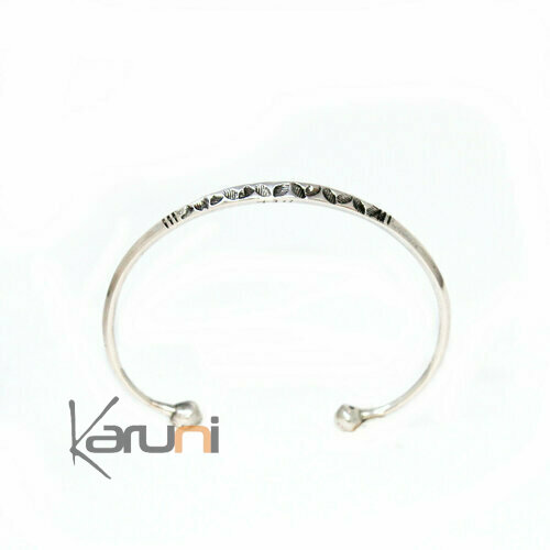 Bracelet 75 % argent 25 % Cuivre feuille 3127