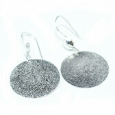 Boucles argent massif martel