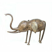 Bronze dogon elephant