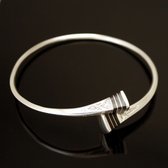 Bijoux Ethniques Touareg Bracelet en argent crois clou d'bne 02 Lignes