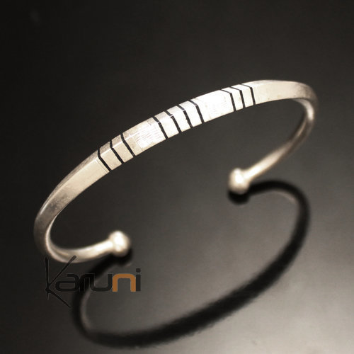 Bracelet en Argent 750 de Mauritanie Homme/Femme 08